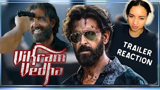 VIKRAM VEDHA Trailer Reaction  Hrithik Roshan  Saif Ali Khan  Pushkar amp Gayatri [upl. by Cally]