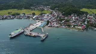 JAGNA PORTMUNICIPALITY OF JAGNA BOHOL AERIAL VIEW [upl. by Galen]