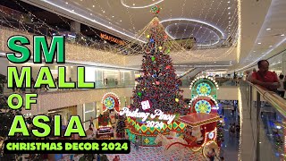 4K SM MALL OF ASIA MOA  CHRISTMAS DECORATIONS 2024 [upl. by An333]