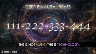 Tetractys Frequencies  Kundalini root note  Binaural Beats [upl. by Atekram]