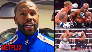 quotIT WAS SCRIPTEDquot Floyd Mayweather FIRST WORDS On Jake Paul VS Mike Tyson Fight [upl. by Hofmann]