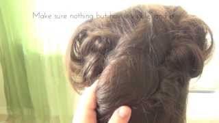 Downton Abbey hair tutorial  lady sybil [upl. by Tfat]