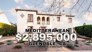 1920s Mediterranean Style Home for sale in Glendale Ca [upl. by Carey]