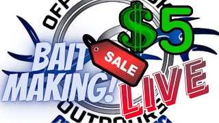 Off The Hook Outdoors is going 🔵Live🔵 5 Dollar Bait Sales [upl. by Honey]