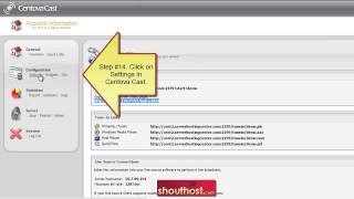 How to Connect SAM Broadcaster to SHOUTcast v2  Centova Cast [upl. by Ilene]