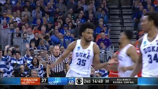 Syracuse vs Duke Game Highlights [upl. by Retluoc]