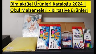 Bim aktüel Ürünleri Kataloğu 2024  Okul Malzemeleri  Kırtasiye ürünleri keşfet [upl. by Nawrocki]