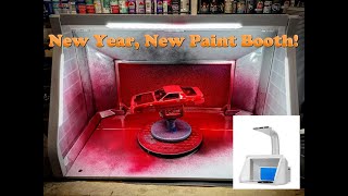 VIVOHOME Dual Fans Airbrush Paint Spray Booth Kit With 3 LED Lights hpiguys Workshop Review [upl. by Columbus]