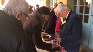 Sarlat 24  ouverture du marché de gros aux truffes [upl. by Brazee]