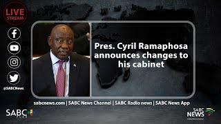 President Cyril Ramaphosas cabinet reshuffle [upl. by Ahsieyk747]