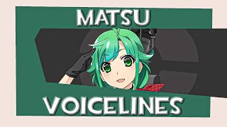 All Matsu Voicelines Kancolle [upl. by Eda142]