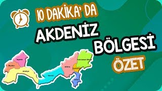 10 Dkda Akdeniz Bölgesi  AYT Coğrafi Bölgeler [upl. by Aidnyl]