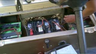 replacing golf cart batteries [upl. by Nehttam]