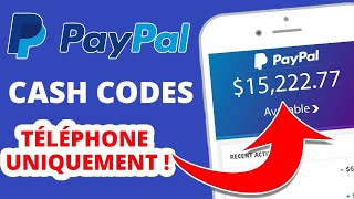 🔥Gagner de lArgent Paypal Gratuit Cash Codes Avec Votre Téléphone   Gagner de lArgent en Ligne [upl. by Eillime557]