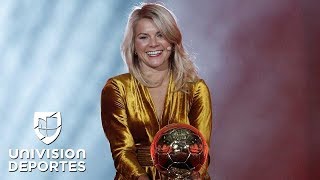 ¡Lamentable DJ hace pregunta machista a Ada Hegerberg durante premiación del Balón de Oro [upl. by Teiv]