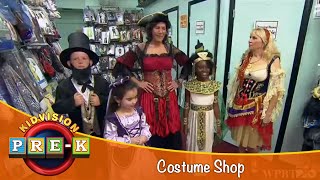 Costume Shop  Virtual Field Trip  KidVision PreK [upl. by Karlise]