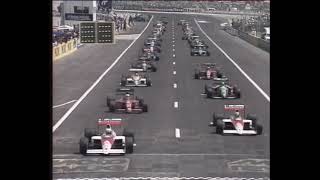 CARNAGE  Maurício Gugelmin Crash  1989 FORMULA 1 French Grand Prix [upl. by Oaoj]