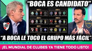 😱DEBATE CALIENTE EN TYC SPORTS POR LOS EQUIPOS QUE LES TOCO A RIVER Y BOCA EN EL MUNDIAL DE CLUBES [upl. by Rehteh]