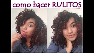 como hacer RULITOS [upl. by Rockie]