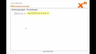 Ableitungsregeln Produktregel [upl. by Anawal]