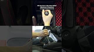 ACUiTY 8th Gen Civic Short Shifter Adjustment Comparison 3Way Adjustable [upl. by Oaoj524]