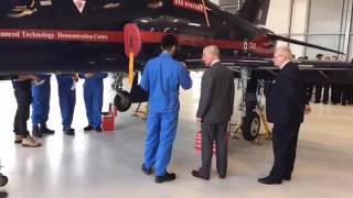 Prince Charles meeting apprentices and staff at BAE Systems at Samlesbury [upl. by Hsiekal271]