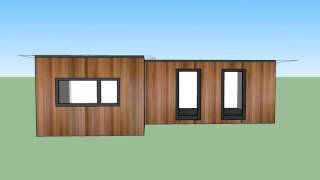 L shaped garden room design [upl. by Enoid292]