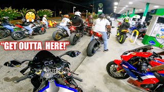 Atlantas MOST DESPISED R1M Crashes Bike Night 😈  S1000rr ZX10r CBR1000RRR GSXR1000 Panigale V4 [upl. by Sherourd]