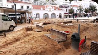 Albufeira Old Town Portugal The Flood Aftermath November 2015 Part 2 [upl. by Placia]