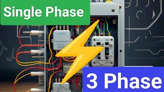 What is the difference between Single Phase Power and 3 Phase Power  Comparison  Applications [upl. by Nebur]