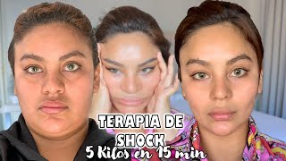 TERAPIA DE SHOCK PARA ADELGAZAR ROSTRO EN 15 MIN Esto es increible [upl. by Nomis]