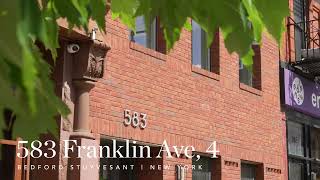 Virtual tour of 583 Franklin Avenue 4 in Brooklyn New York [upl. by Noned]