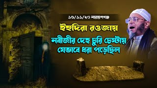 নবীজীর দেহ মুবারক চুরির চেষ্টা।মুফতি নাসির উদ্দিন আনসারী নতুন ওয়াজ২০২৩। Mufti Nasir Uddin Ansari waz [upl. by Ailuj987]