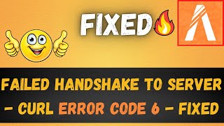 failed handshake to server  CURL error Code 6  FIXED  How to fix FiveM CURL error code 6 2021 [upl. by Harrus]