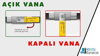 Doğal gaz vanası hangi durumda açık Hangi durumda kapalı [upl. by Euqirat238]