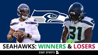 Seattle Seahawks Winners amp Losers vs Raiders Jordyn Brooks Ben BurrKirven Cody Barton Tre Brown [upl. by Snell]