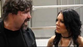 Backstage Footage Of Mick Foley and Chyna [upl. by Elrak]