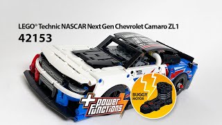 42153 NASCAR Next Gen Chevrolet Camaro ZL1 Buggy Mortors 레고 테크닉 나스카 쉐보레 카마로 ZL1 버기 모터 구동개조 [upl. by Icaj]