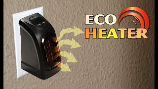 Eco Heater  La Stufetta Elettrica portatile a Basso consumo  ECLShopTV [upl. by Anerb145]