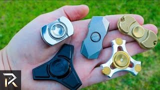 10 Most Expensive Fidget Spinners [upl. by Aihsekram]