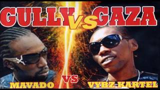 Mavado vs Vybz Kartel Gully Vs Gaza Throwback Mix By Djeasy [upl. by Leshia]