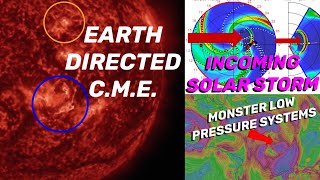 Earth Directed CME ‼️ Texas Earthquakes  HUGE LOW PRESSURE SYSTEMS‼️ [upl. by Linc576]