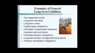 Accounting for Capital Assets and Liability  Governmental Not For Profit Accounting  Lecture 4 [upl. by Yrrag]