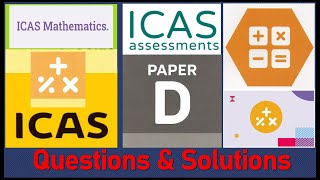 ICAS Mathematics  Paper D  Questions amp Solutions [upl. by Hahn]