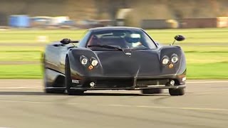 Zonda F vs Bugatti Veyron Power Lap  The Stig  Top Gear [upl. by Schaaff]