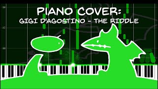 PIANO COVER Gigi DAgostino  The Riddle [upl. by Adnov]