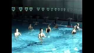 Water aerobics in Aura Centre [upl. by Ruphina]