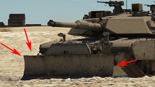 War Thunder How to use a bulldozer imagined by beginners [upl. by Arnon]