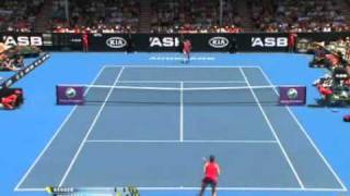 Pennetta vs Kerber  SF Auckland 2012  Livetennisit [upl. by Atinaw459]