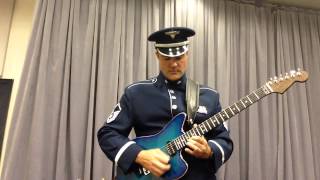 StarSpangled Banner United States Air Force national anthem America guitar solo Veterans Day [upl. by Maximo]